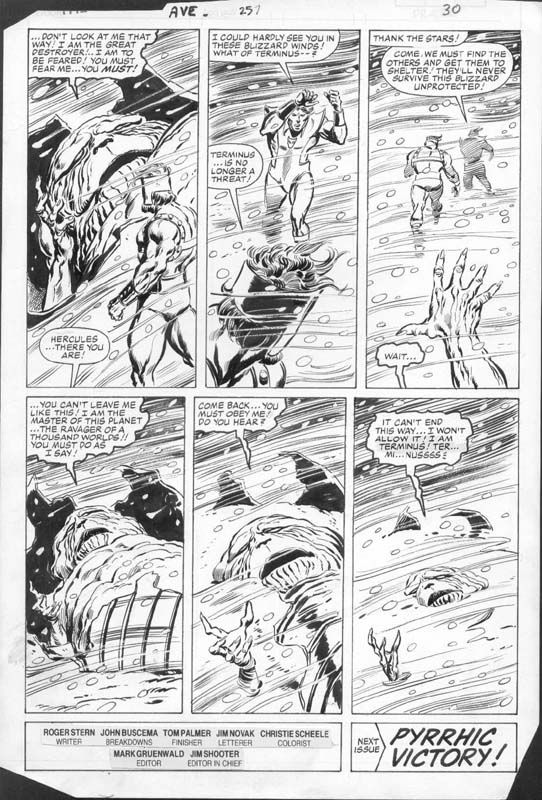 BUSCEMA JOHN Avengers 257 Pg30 In Stephen Donnelly S BUSCEMA JOHN